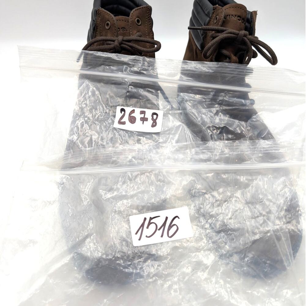 Vince Leonard Lace-Up Lug Sole Boots Round Toe Men's Brown Size US13M EU47.5 - Picture 10 of 10